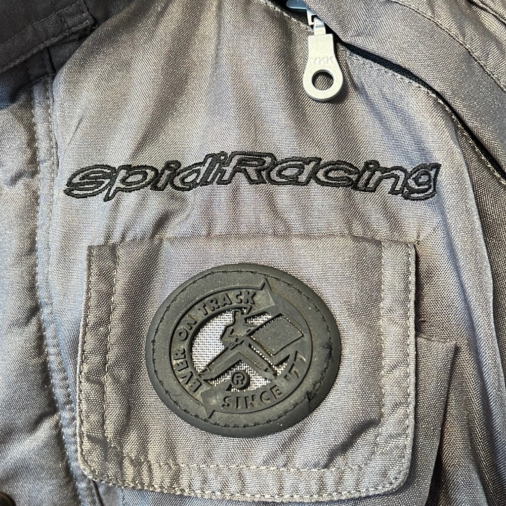 Vintage Spidi Power Air System Rider Racing Motorcycle Platinum Silver Jacket! - Picture 6 of 15